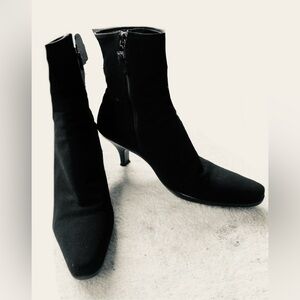Prada Black Heeled Boots for Women